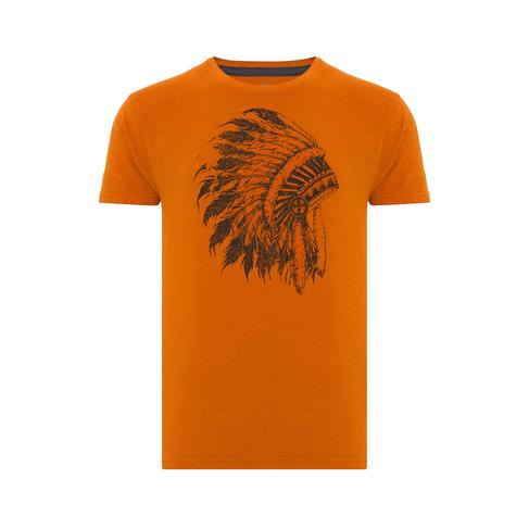  Routefield Tead Erkek Turuncu Tişört