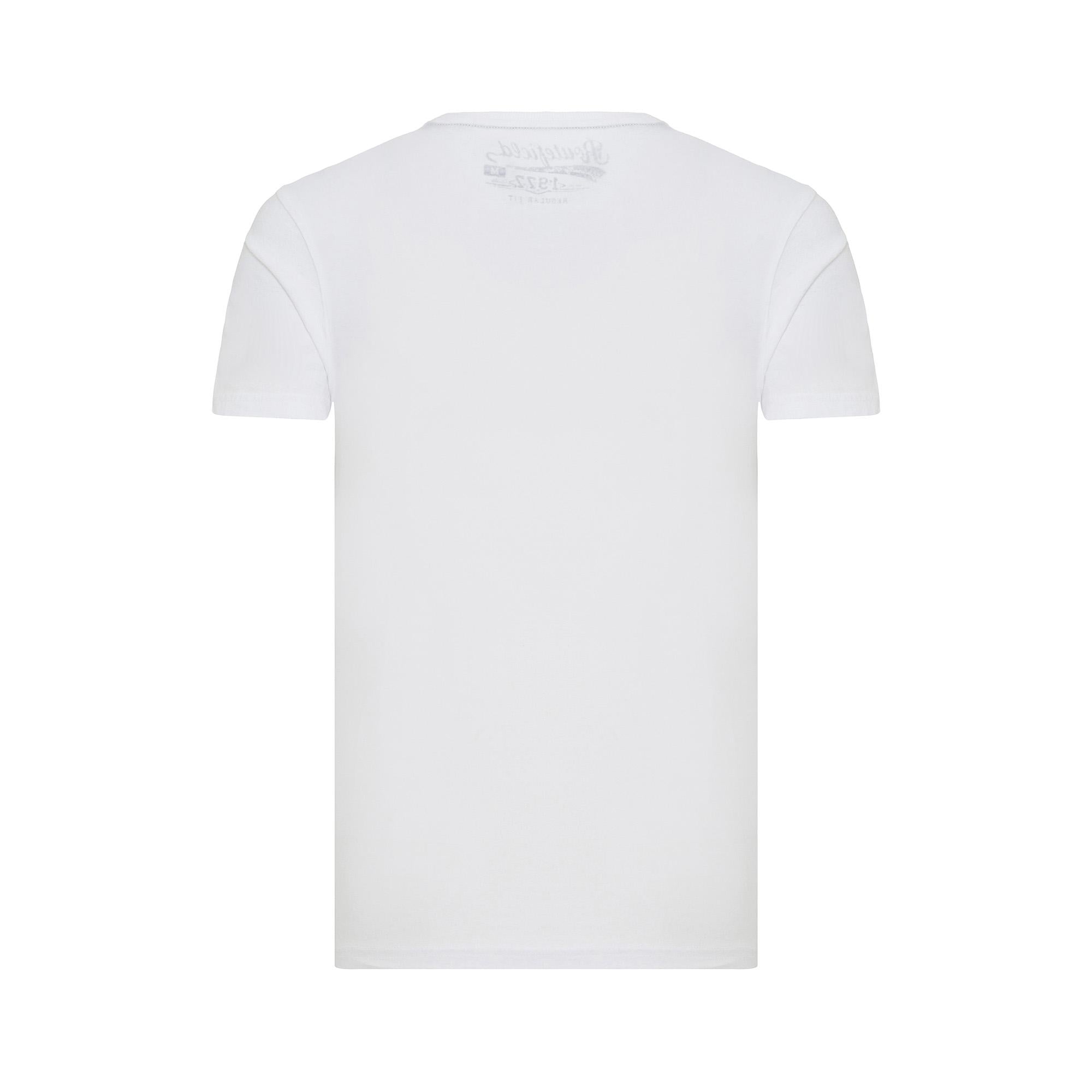 Routefield Trick Erkek Beyaz Tişört