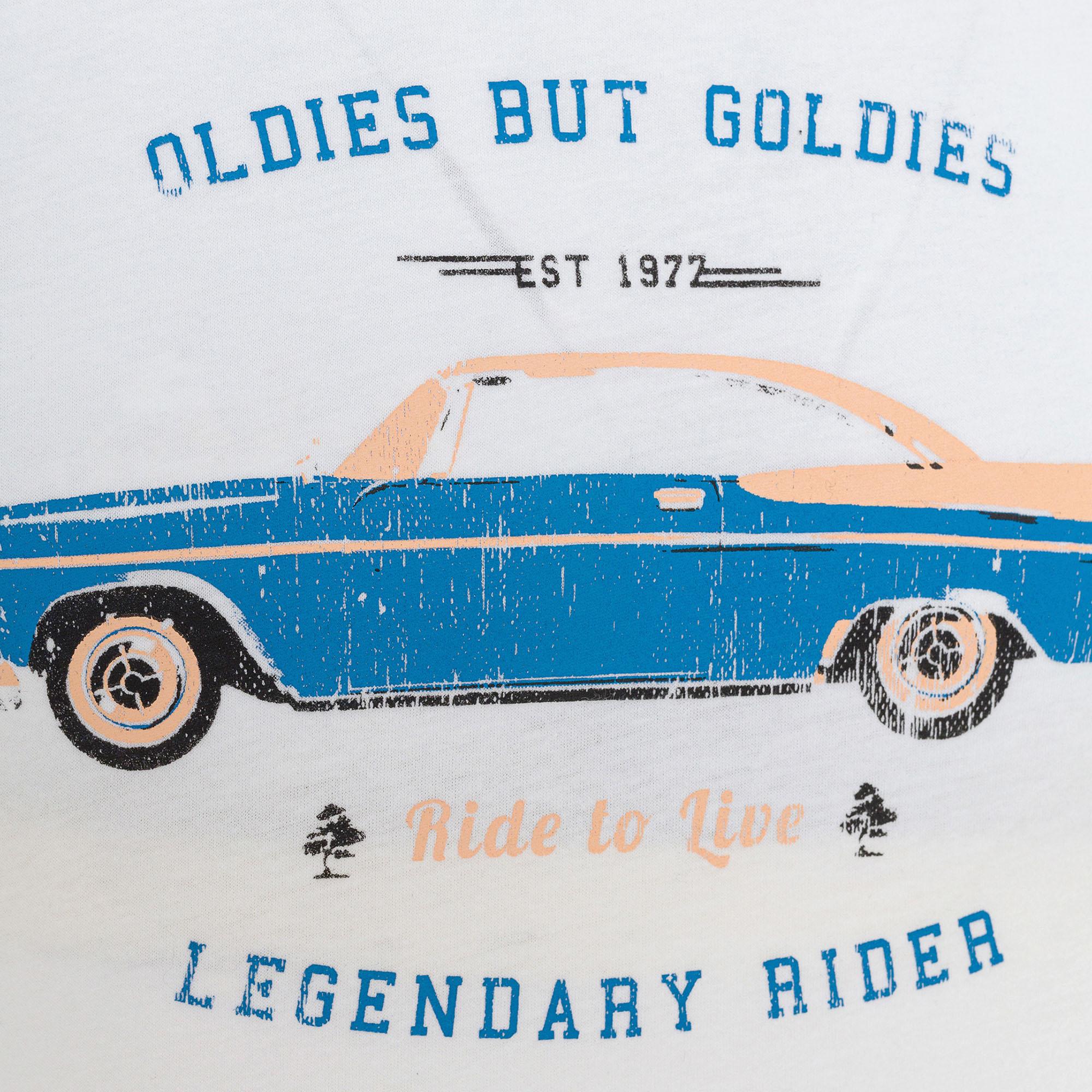 Routefield Thru Erkek Beyaz Tişört