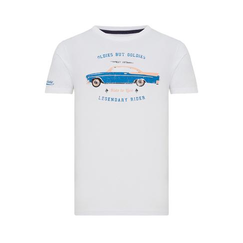  Routefield Thru Erkek Beyaz Tişört