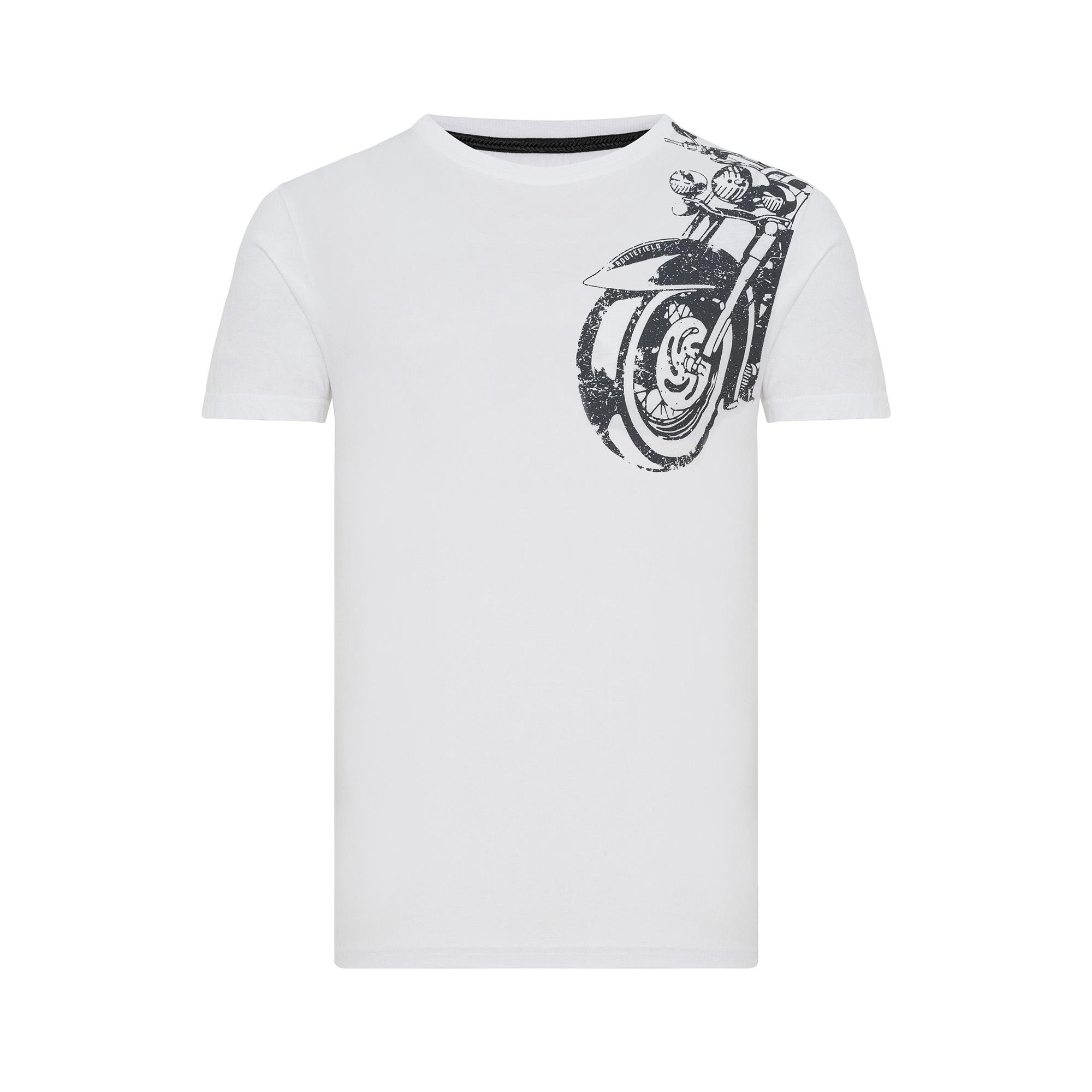 Routefield Tuning Erkek Beyaz Tişört