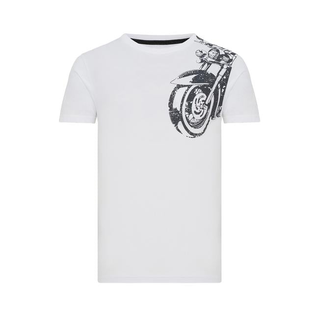  Routefield Tuning Erkek Beyaz Tişört