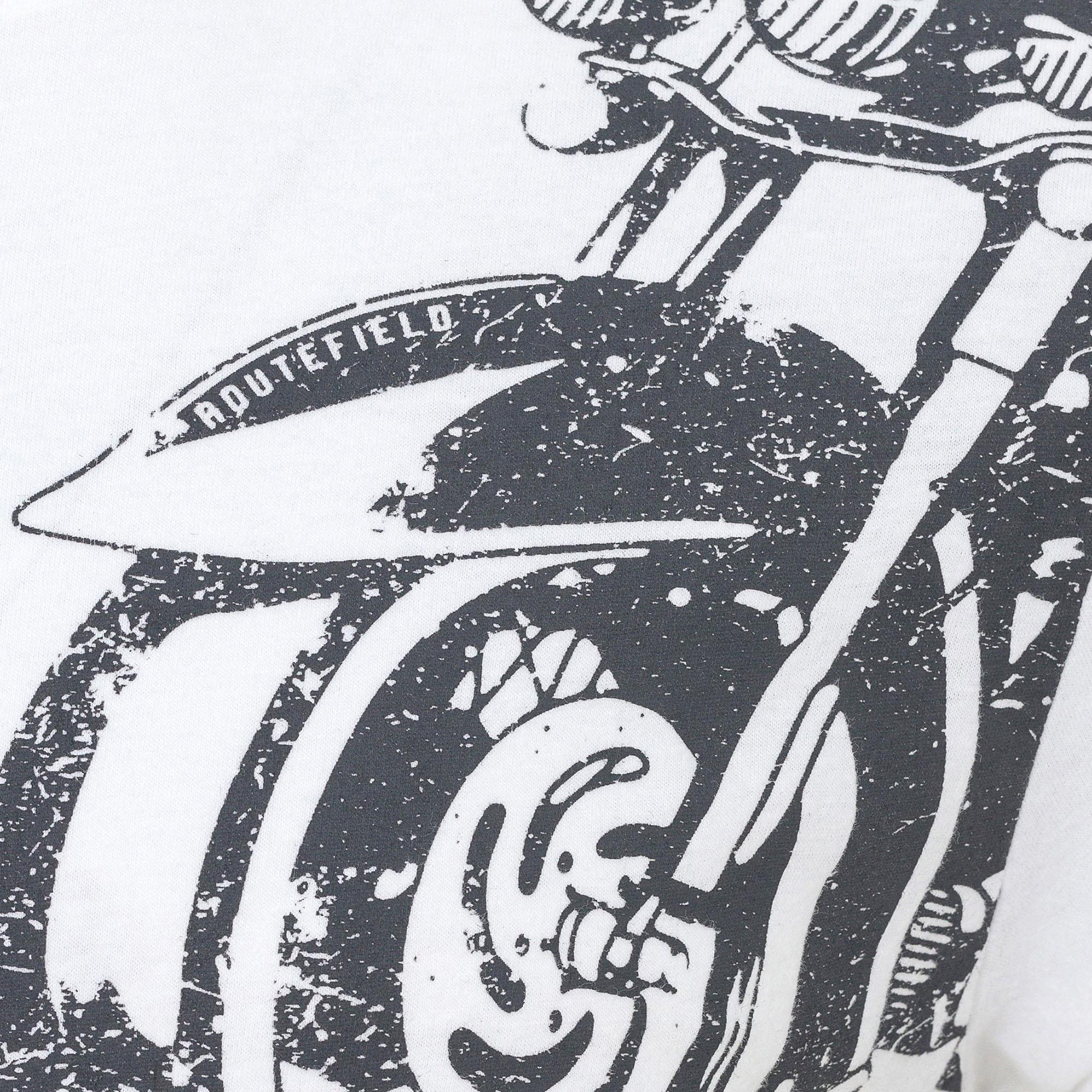 Routefield Tuning Erkek Beyaz Tişört