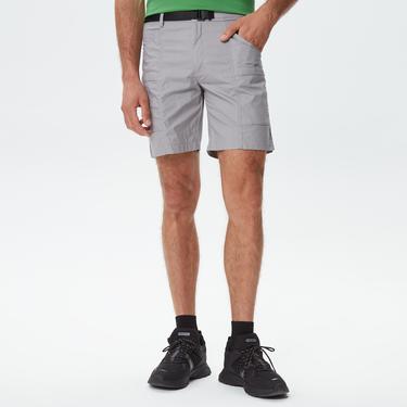  Erkek Regular Fit Gri Bermuda