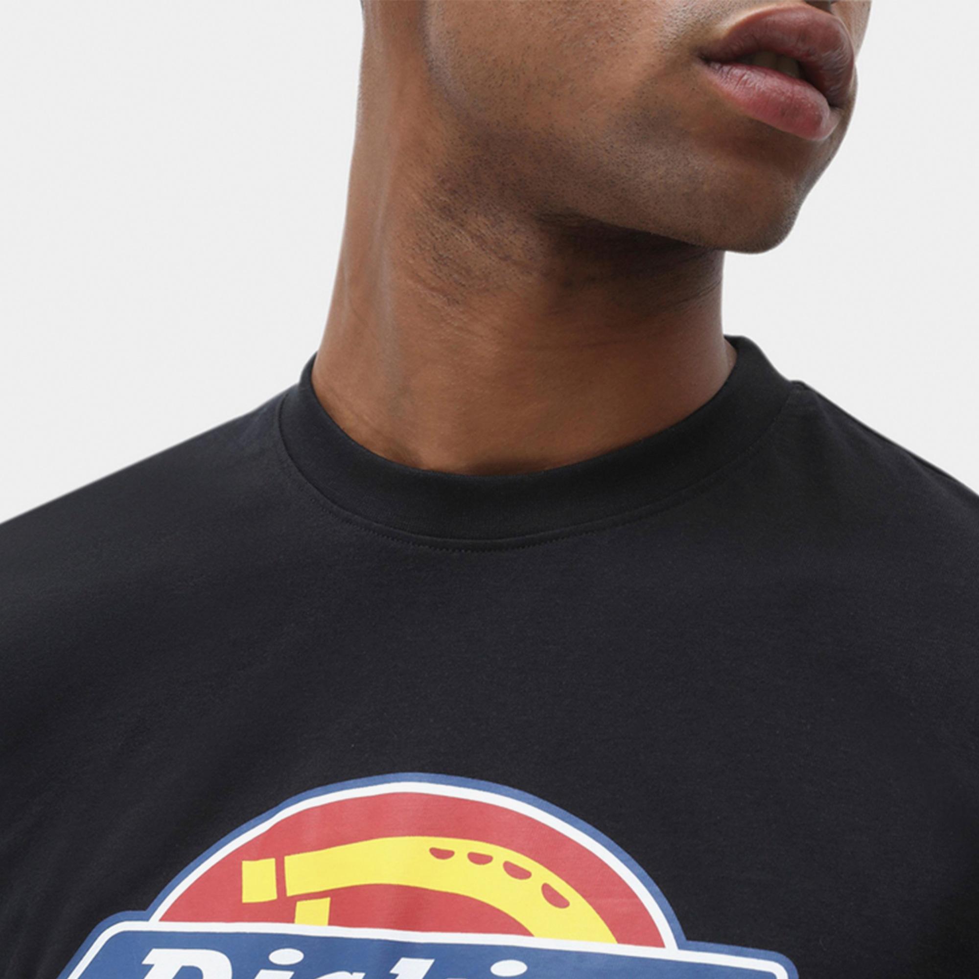 Dickies İcon Logo Erkek Siyah T-Shirt