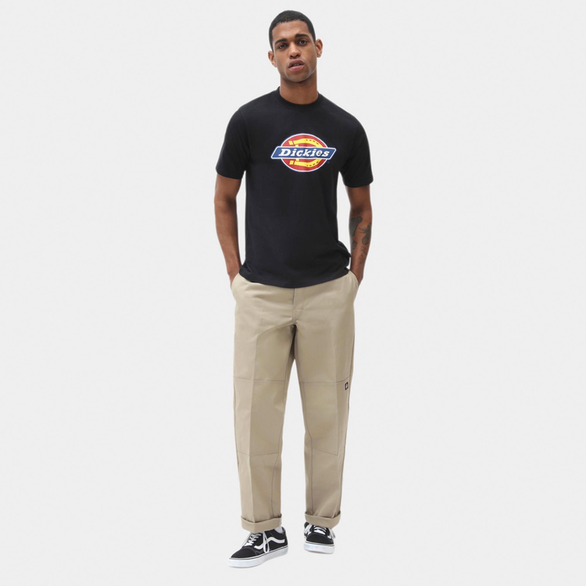 Dickies İcon Logo Erkek Siyah T-Shirt