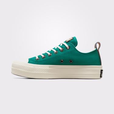  Converse Chuck Taylor All Star Lift Platform Tortoise Kadın Yeşil Sneaker