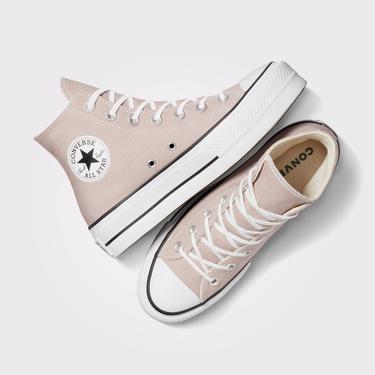  Converse Chuck Taylor All Star Lift Platform Seasonal Color Kadın Gri Sneaker