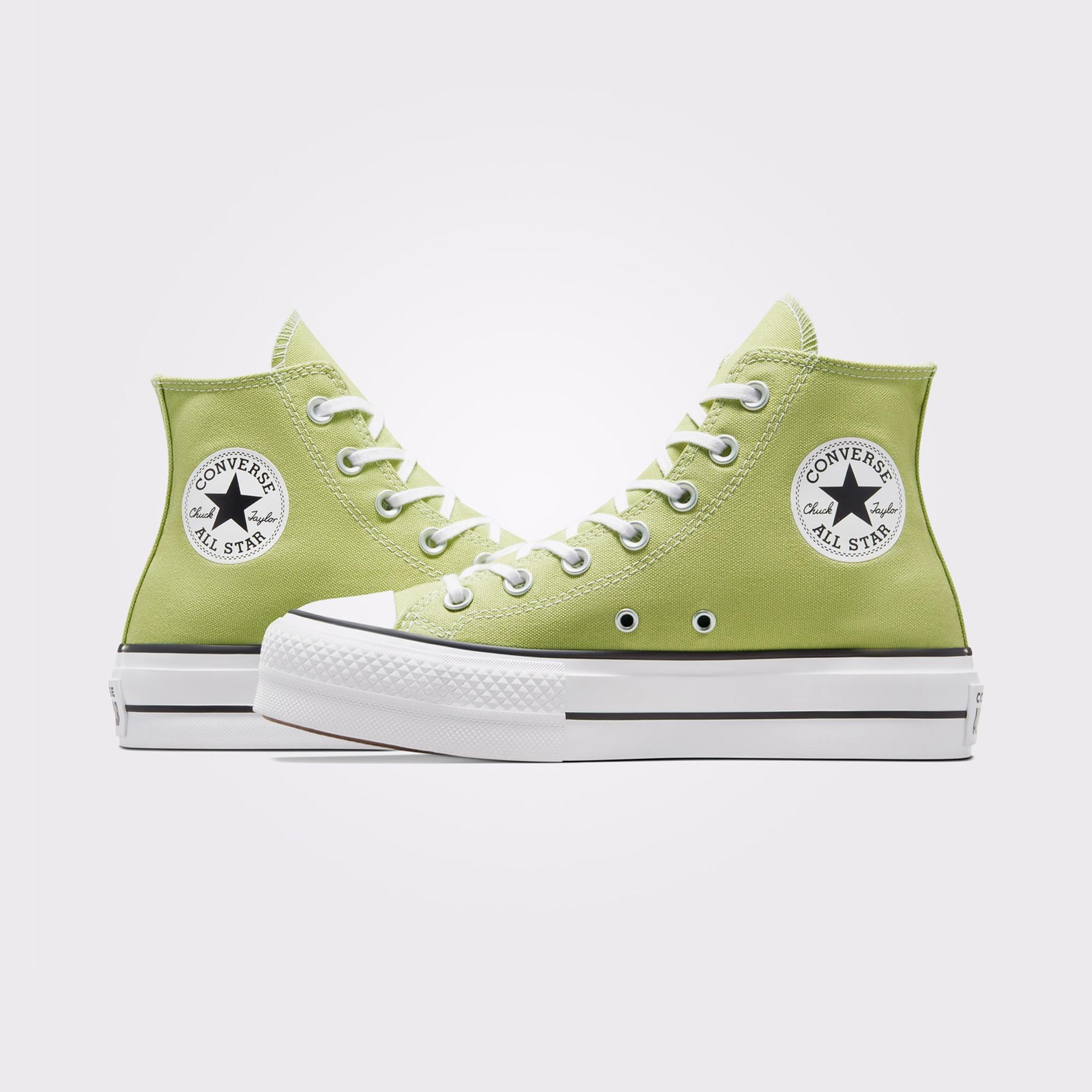 Converse Chuck Taylor All Star Lift Platform Seasonal Color Kadın Yeşil Sneaker