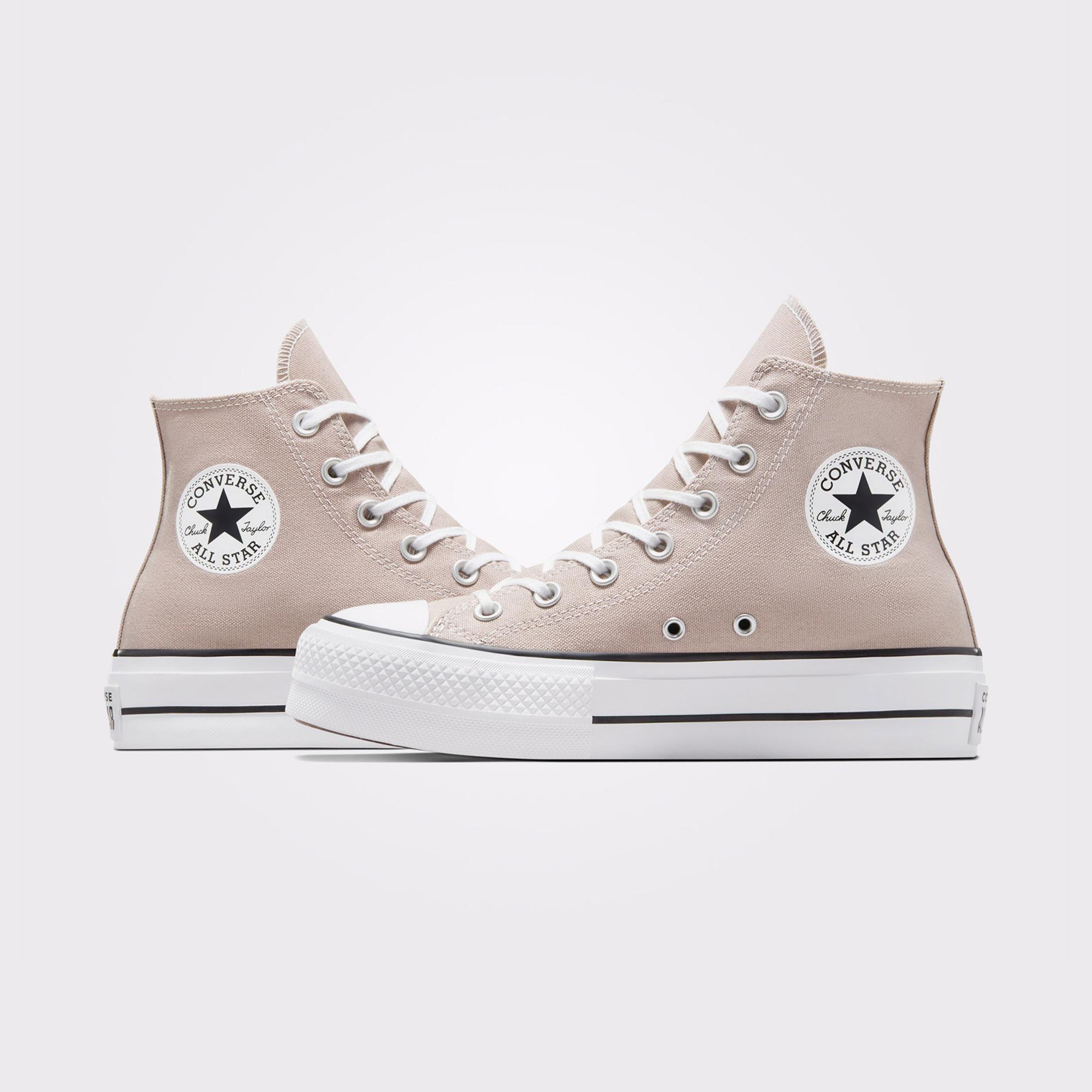Converse Chuck Taylor All Star Lift Platform Seasonal Color Kadın Gri Sneaker