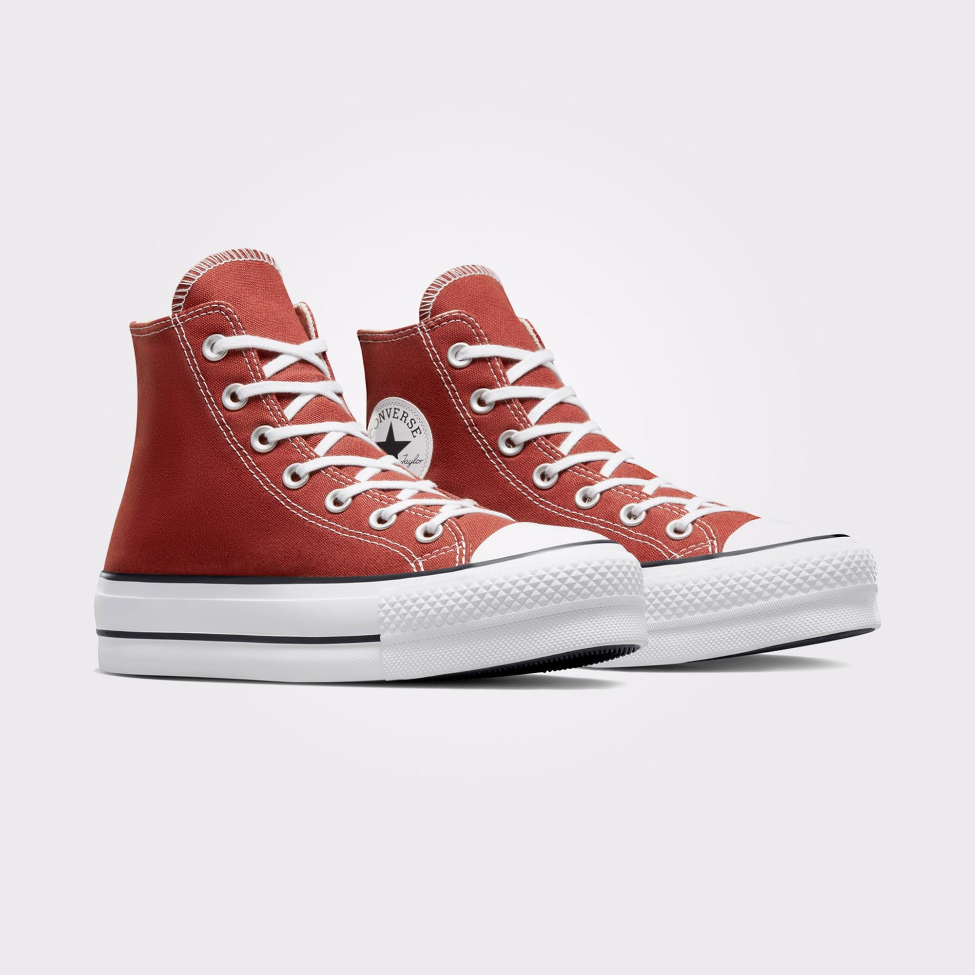 Converse Chuck Taylor All Star Lift Platform Seasonal Color Kadın Kırmızı Sneaker
