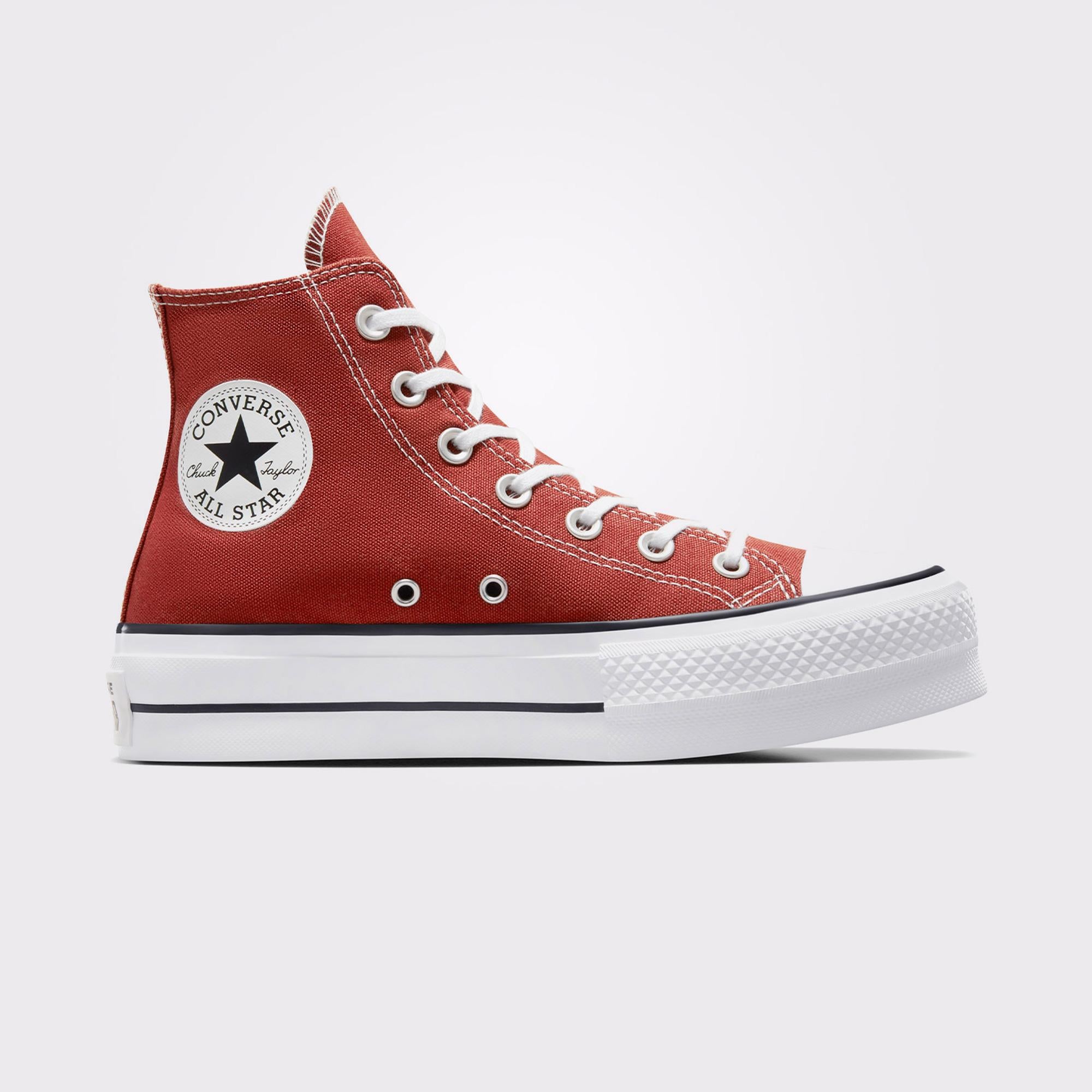 Converse Chuck Taylor All Star Lift Platform Seasonal Color Kadın Kırmızı Sneaker