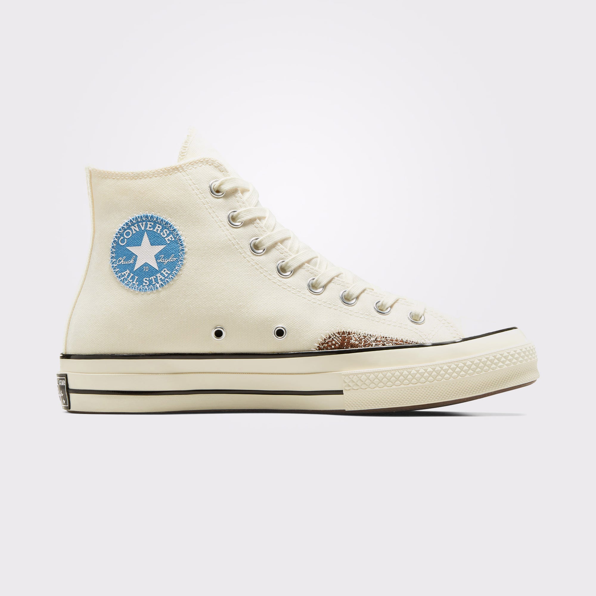 Converse Converse Chuck 70 Crafted Ollie Patch Unisex Krem Sneaker | FashFed Krem - 2. görsel