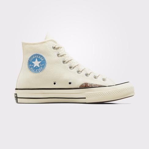  Converse Chuck 70 Crafted Ollie Patch Unisex Krem Sneaker