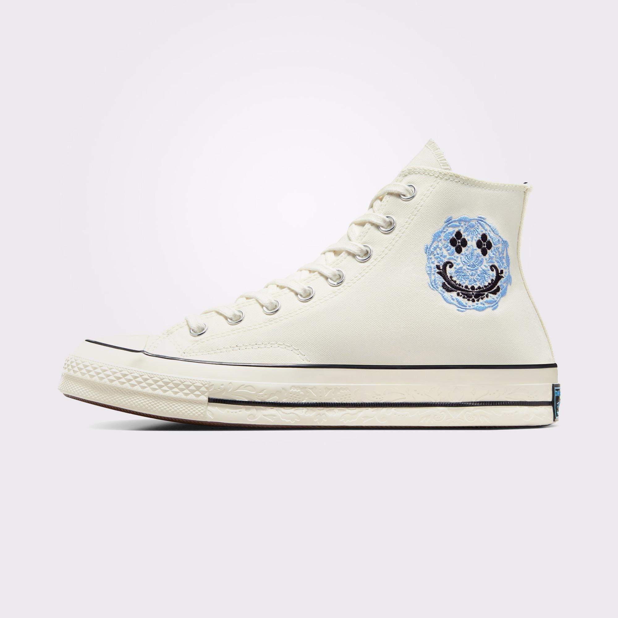 Converse Chuck 70 Vintage Floral Unisex Krem Sneaker