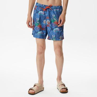  Nautica Classic Erkek Mavi Deniz Şortu
