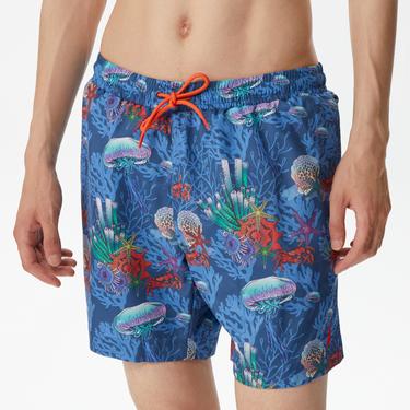  Nautica Classic Erkek Mavi Deniz Şortu