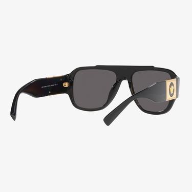  Versace Acetate Erkek Siyah Güneş Gözlüğü