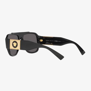  Versace Acetate Erkek Siyah Güneş Gözlüğü