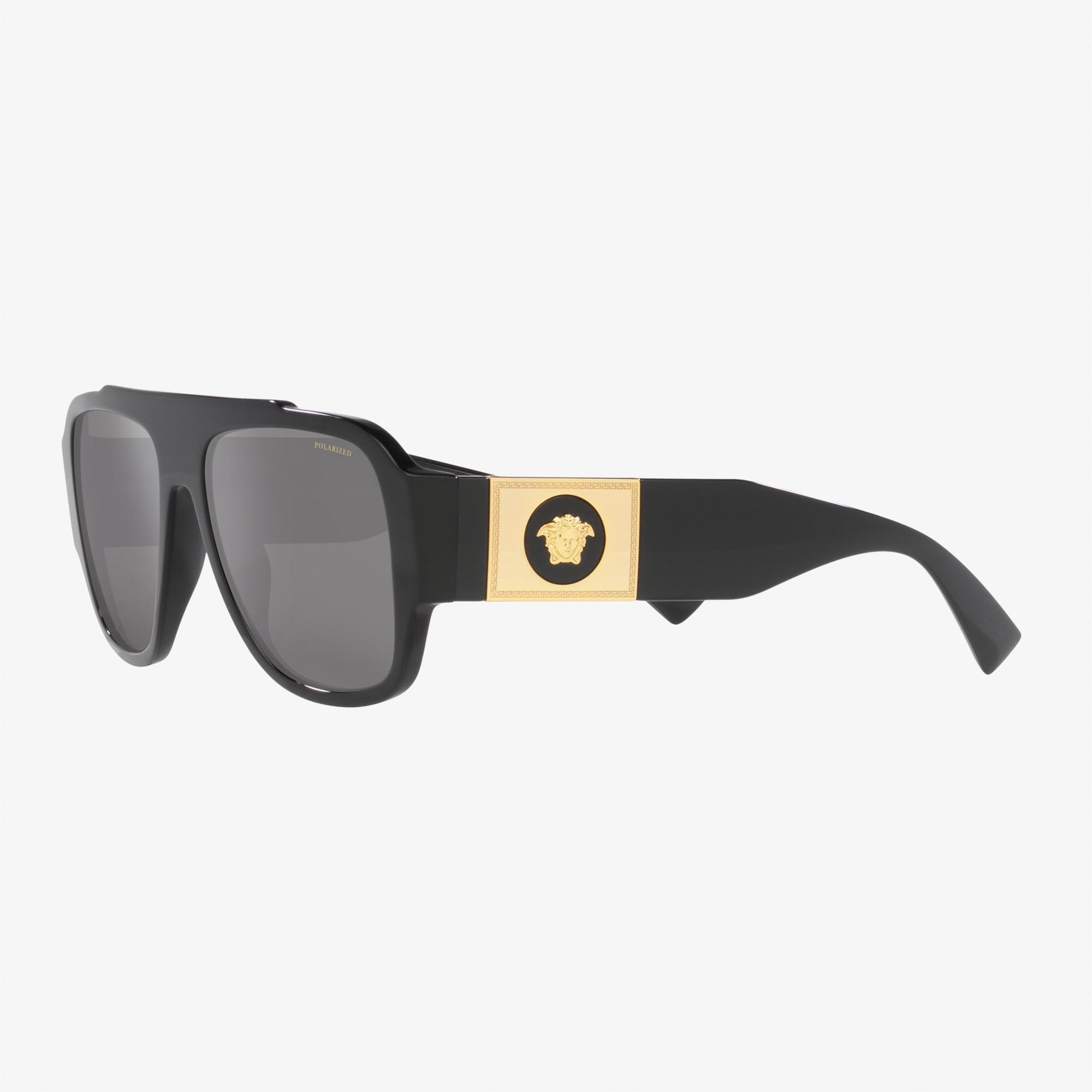 Versace Acetate Erkek Siyah Güneş Gözlüğü