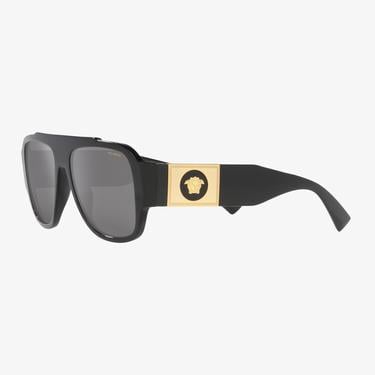 Versace Acetate Erkek Siyah Güneş Gözlüğü