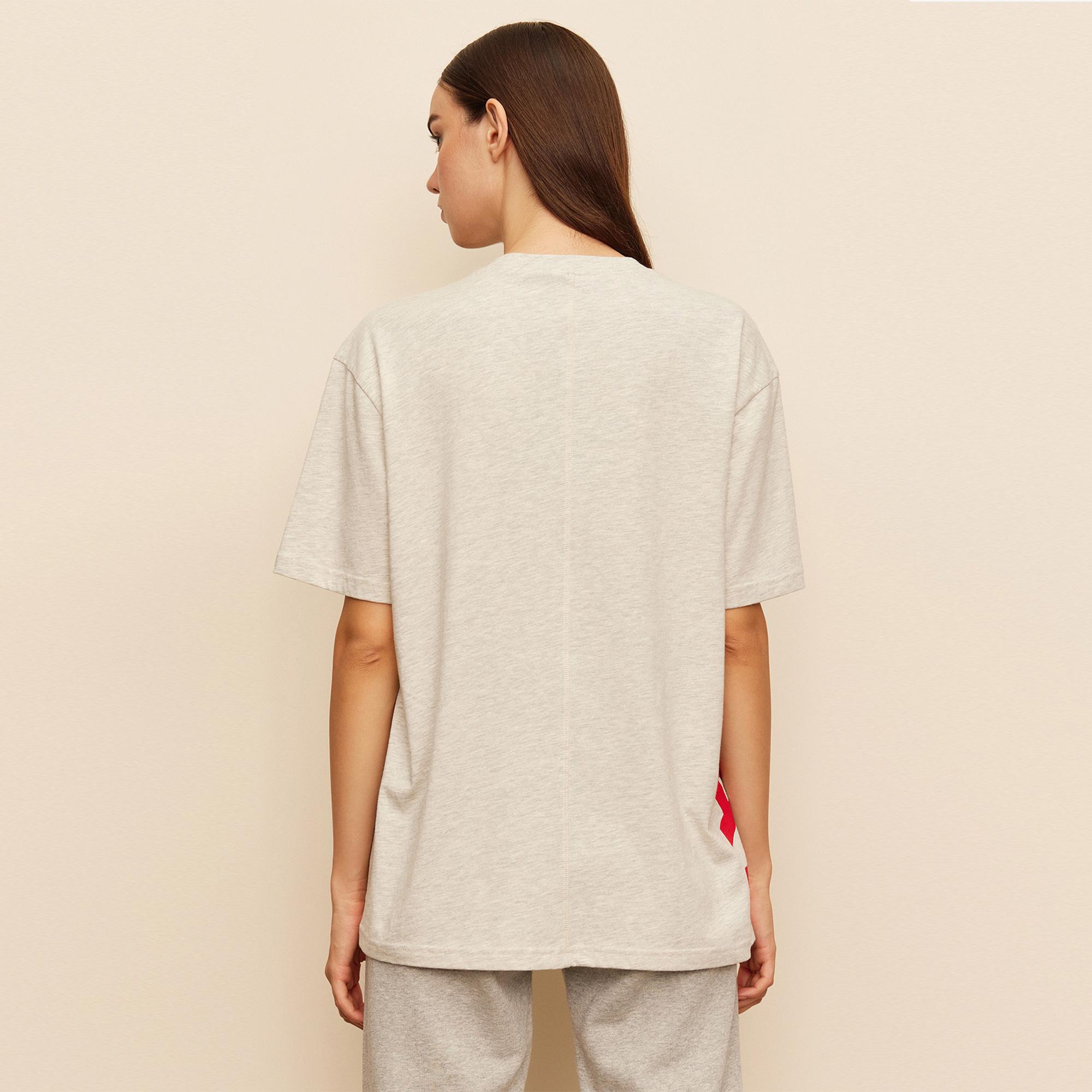 The Stay Line Soley Unisex Bej T-Shirt