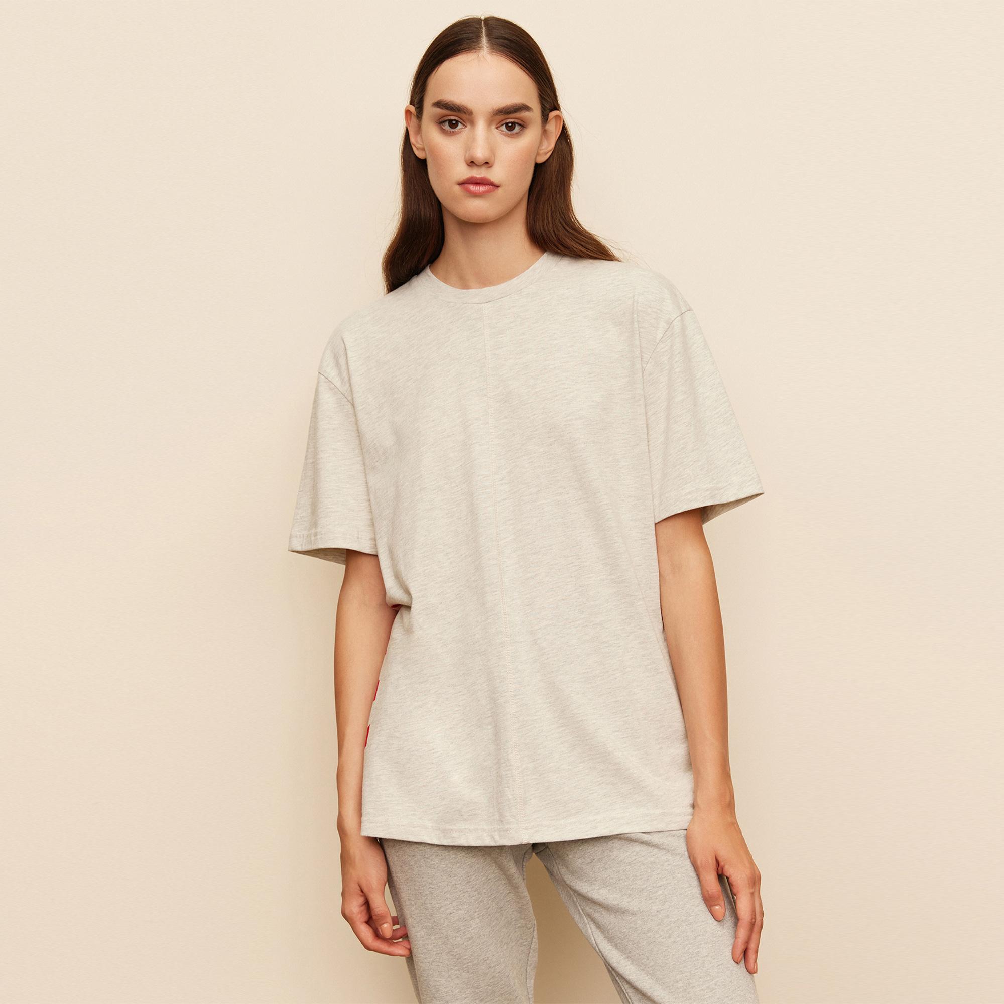 The Stay Line Soley Unisex Bej T-Shirt