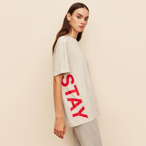  The Stay Line Soley Unisex Bej T-Shirt