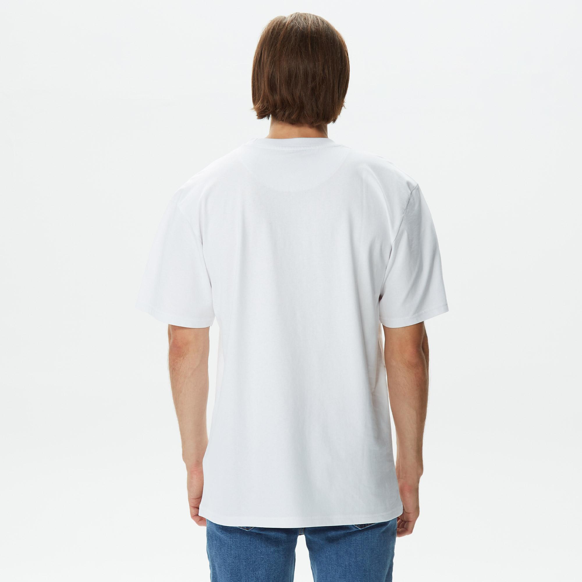 Karl Kani Small Signature Erkek Beyaz T-Shirt