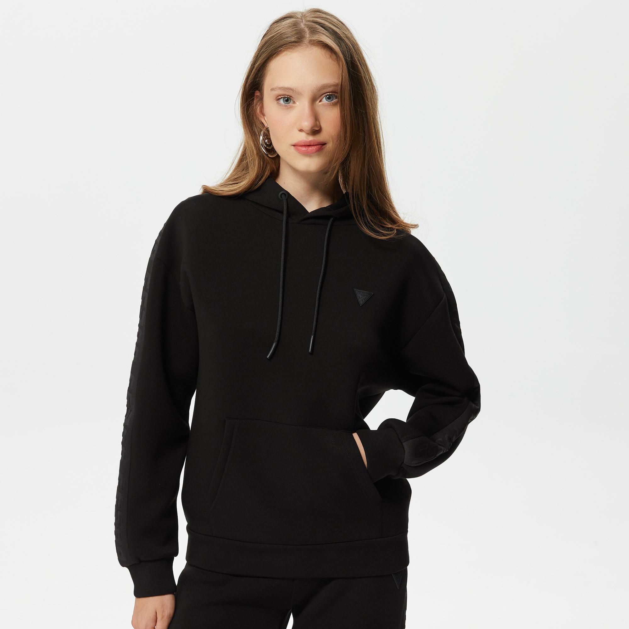 Guess Brenda Kadın Siyah Sweatshirt