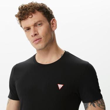  Guess Organic Stretch Jersey Erkek Siyah T-Shirt