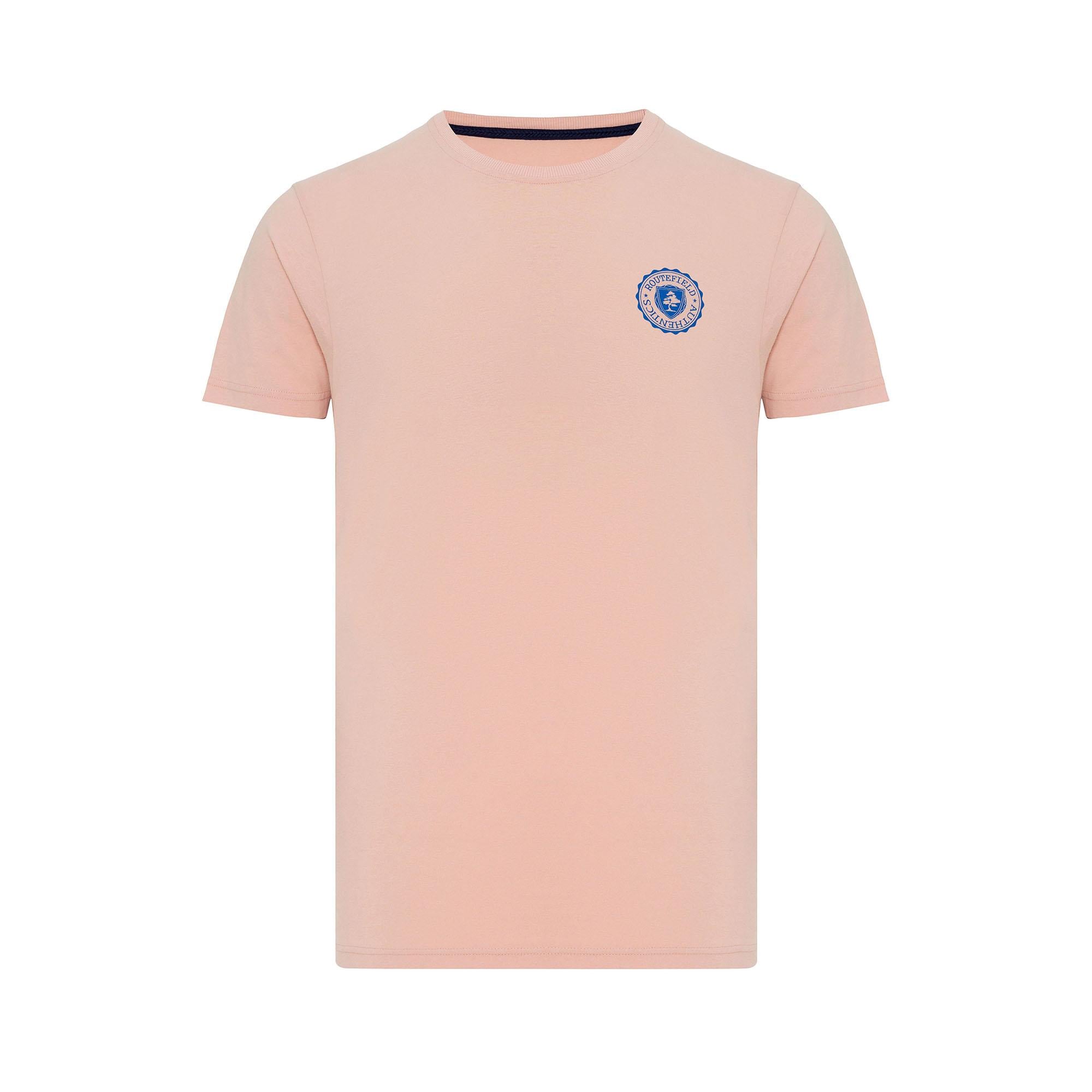 Routefield Timothy Erkek Pembe Tişört