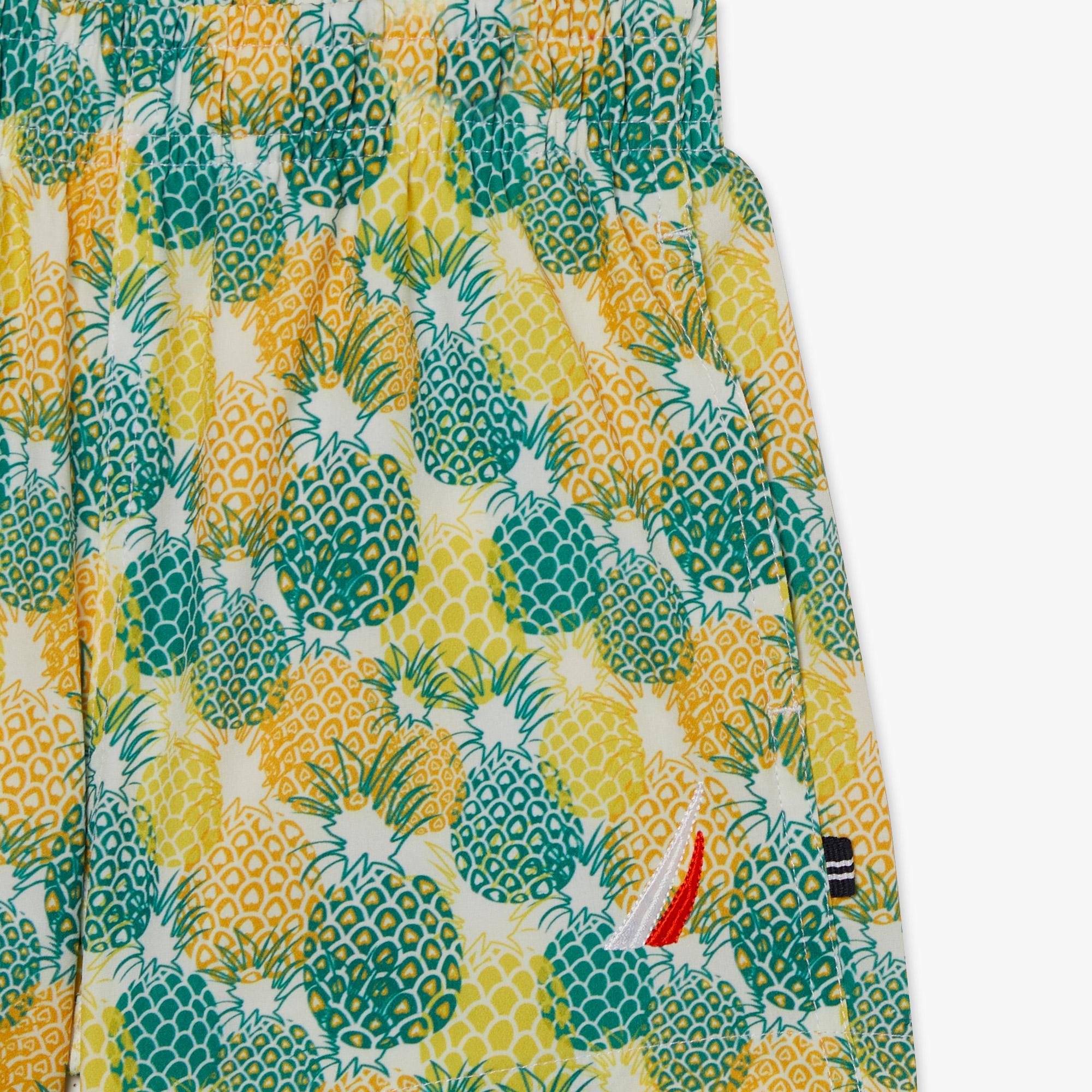 Nautica Erkek Çocuk Sarı Baskılı Mayo Şort