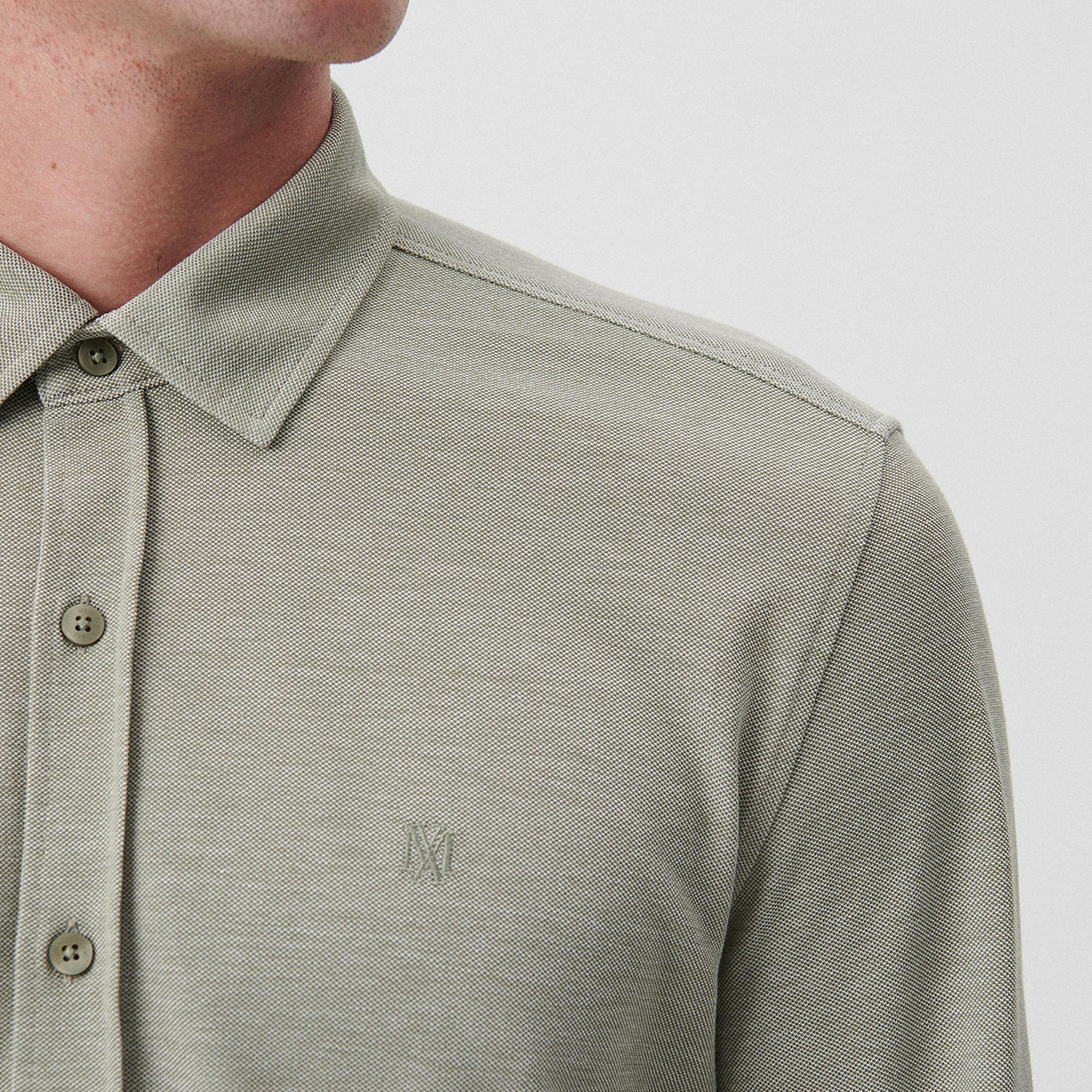 Mavi Yeşil Gömlek Fitted / Vücuda Oturan Kesim 0210294-32344