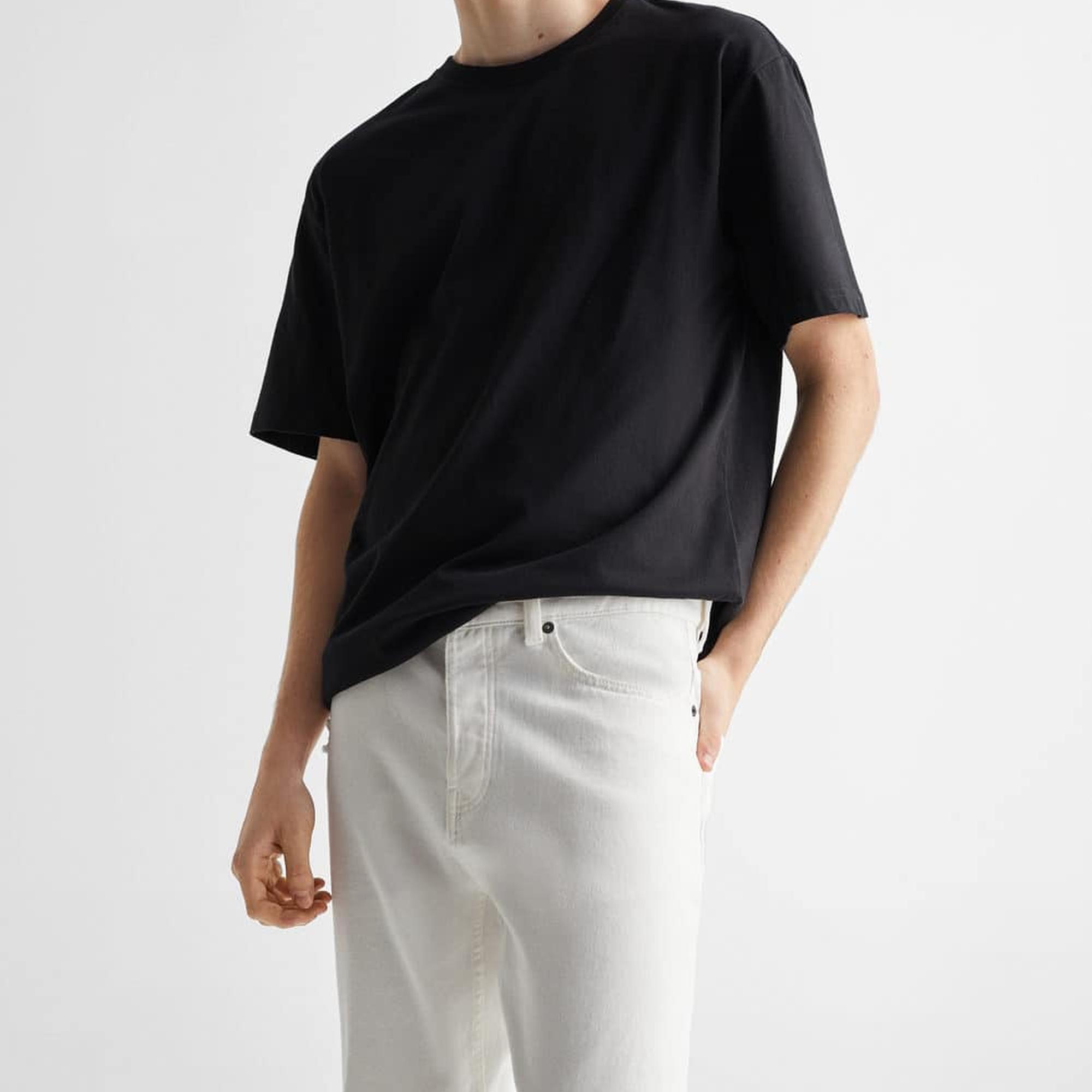 Mango Çocuk Yırtık Tapered Jean Beyaz