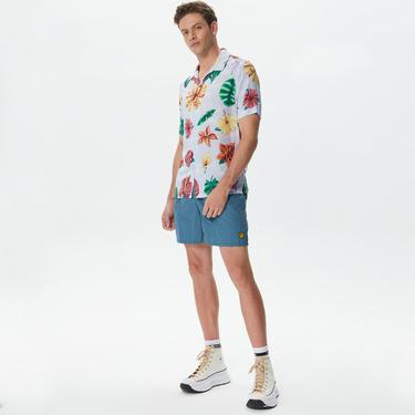  Market Smiley Tech Erkek Mavi Şort