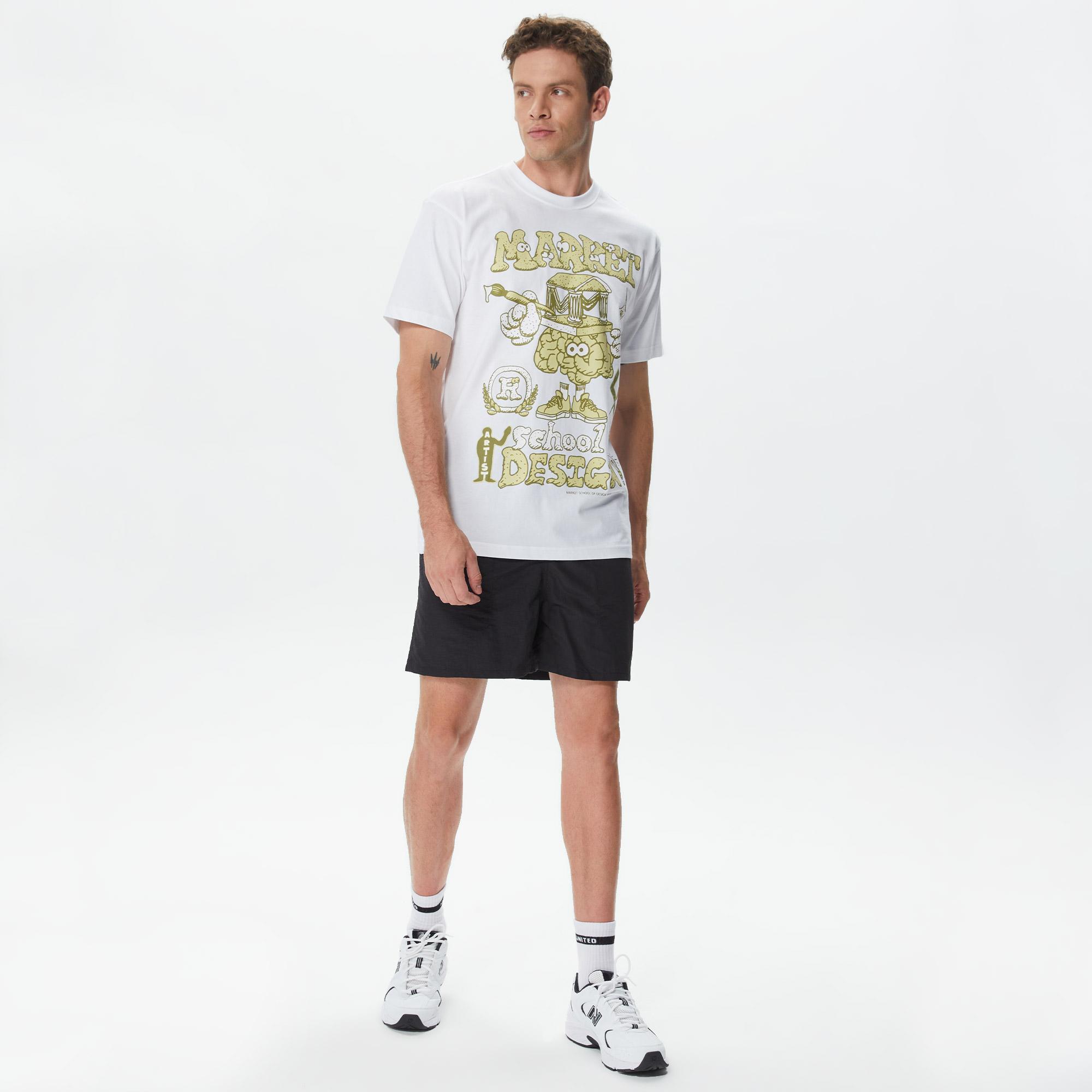 Market Smiley Tech Erkek Siyah Şort