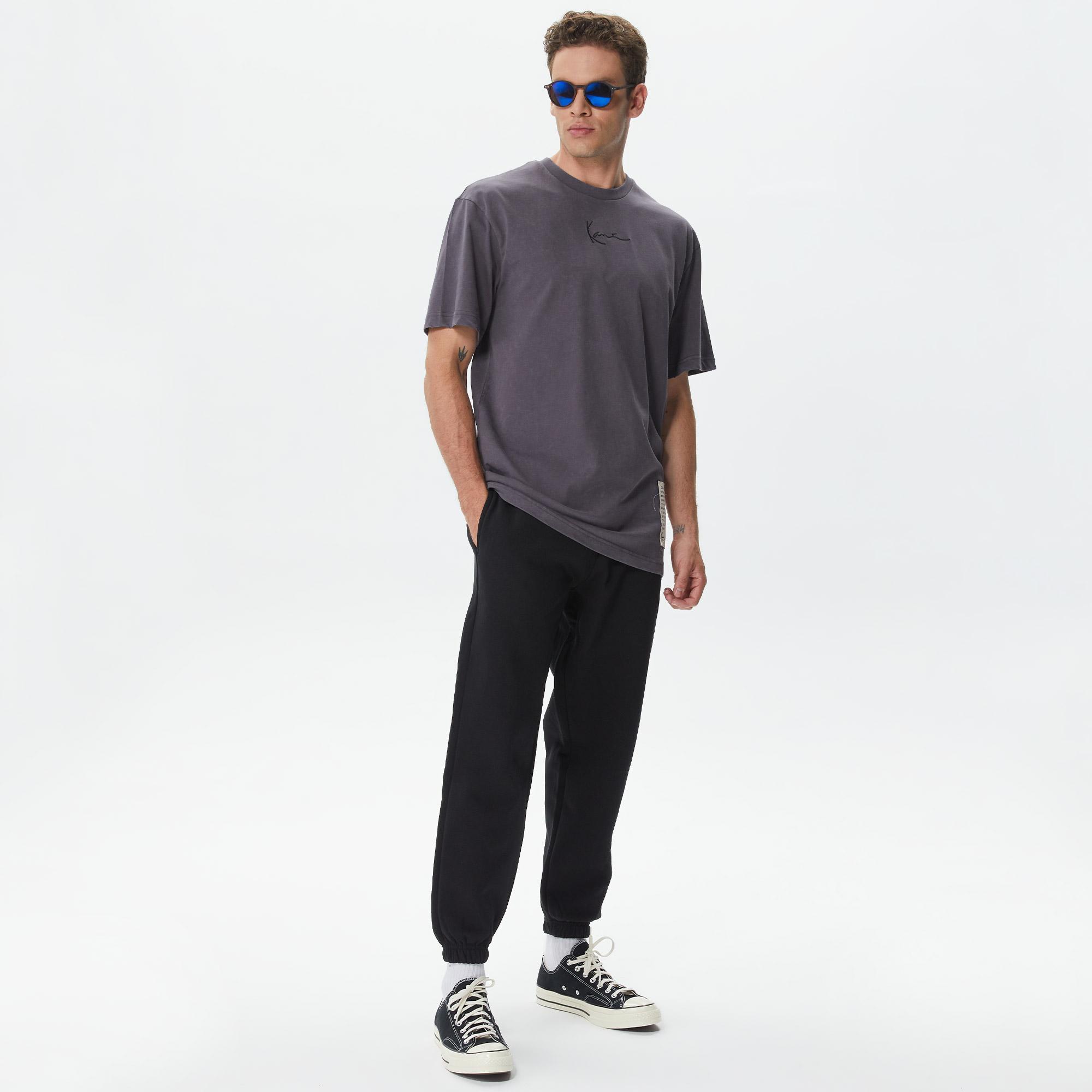 Karl Kani Small Signature Essential Regular Fit Erkek Siyah Eşofman Altı