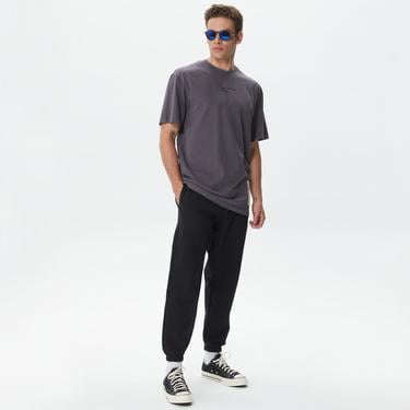  Karl Kani Small Signature Essential Regular Fit Erkek Siyah Eşofman Altı