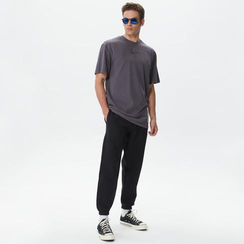  Karl Kani Small Signature Essential Regular Fit Erkek Siyah Eşofman Altı