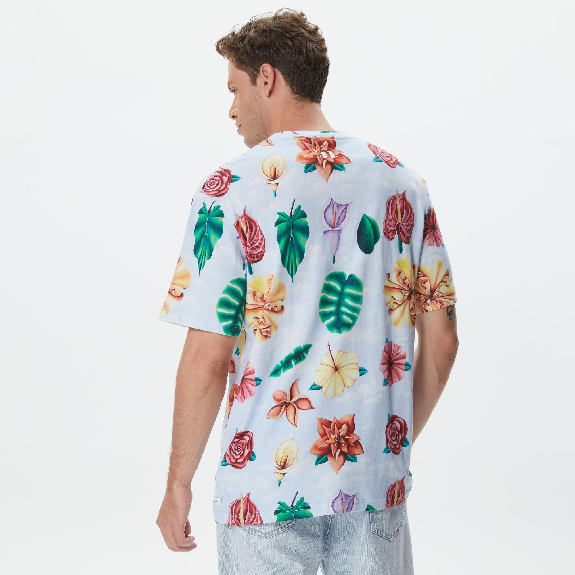 The Hundreds Tropic Erkek Mavi T-Shirt