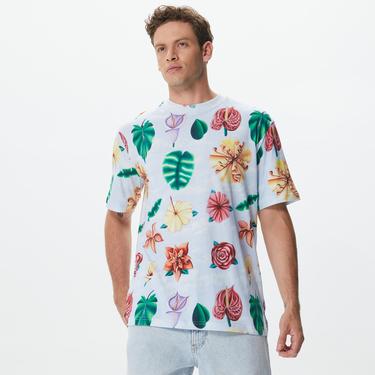  The Hundreds Tropic Erkek Mavi T-Shirt