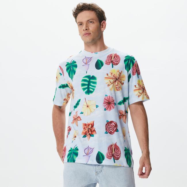  The Hundreds Tropic Erkek Mavi T-Shirt
