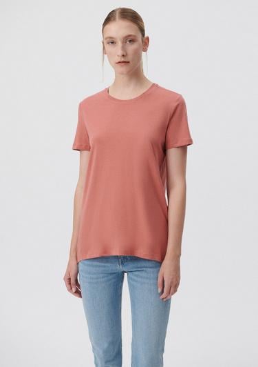  Mavi Pembe Basic Tişört Regular Fit / Normal Kesim 1611648-71072