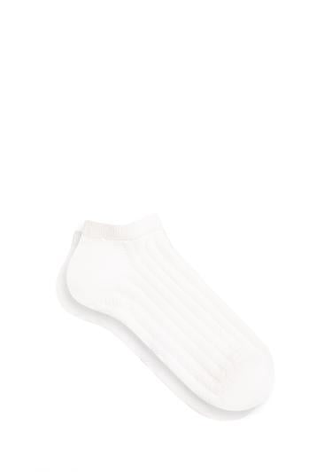  Mavi Beyaz Patik Çorap 1911863-70057