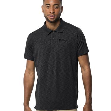  Jack Wolfskin Travel Polo Erkek Siyah Tişört