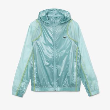  Active Erkek Kapüşonlu Renk Bloklu Yeşil Mont