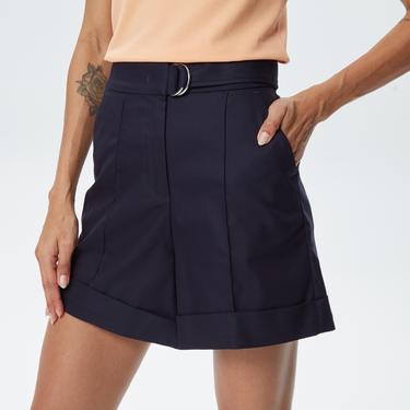  Lacoste Kadın Lacivert Bermuda