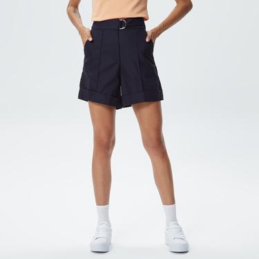  Lacoste Kadın Lacivert Bermuda