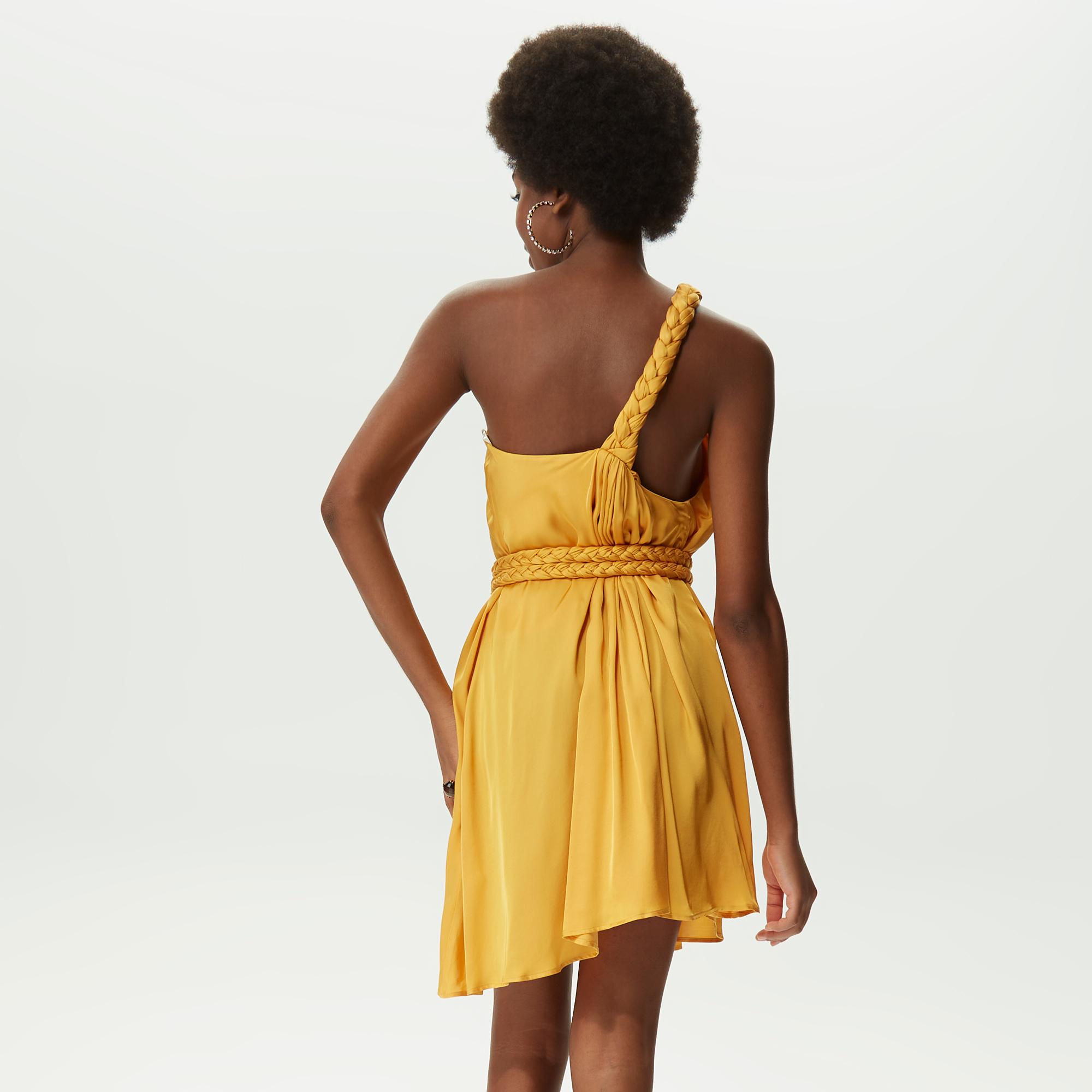 Dahlia Bianca Helen Kadın Sarı Elbise